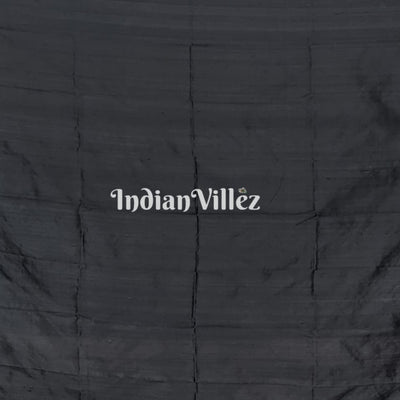 Black Kathiphera Odisha Ikat Khandua Silk Saree