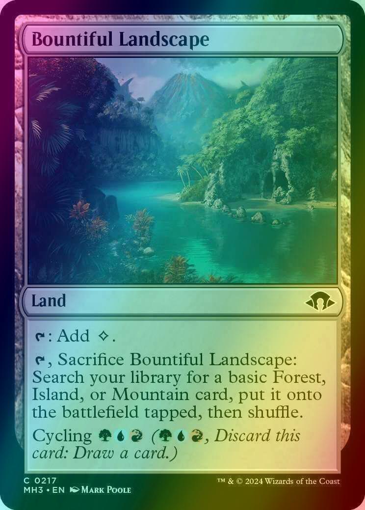 Bountiful Landscape [217] [Modern Horizons 3] [Foil]
