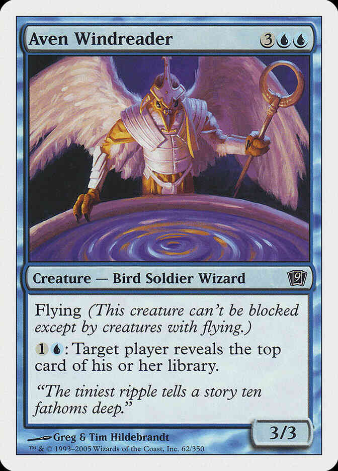 Aven Windreader [62] [Ninth Edition] [Non-Foil]