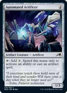 Automated Artificer [239] [Kamigawa: Neon Dynasty] [Non-Foil]