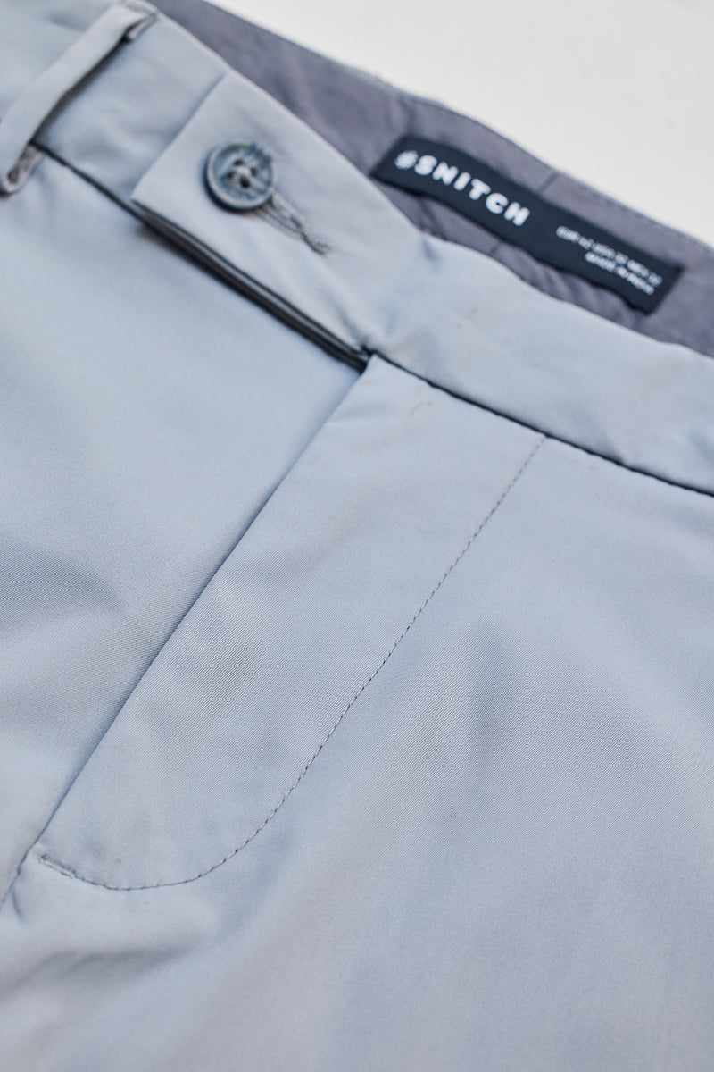 Light Grey Slim Fit Chinos