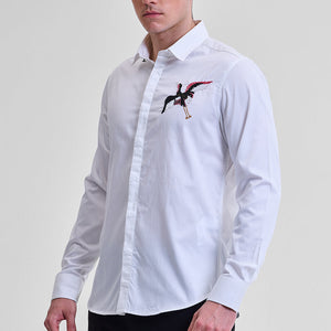 White Embellished Shirt