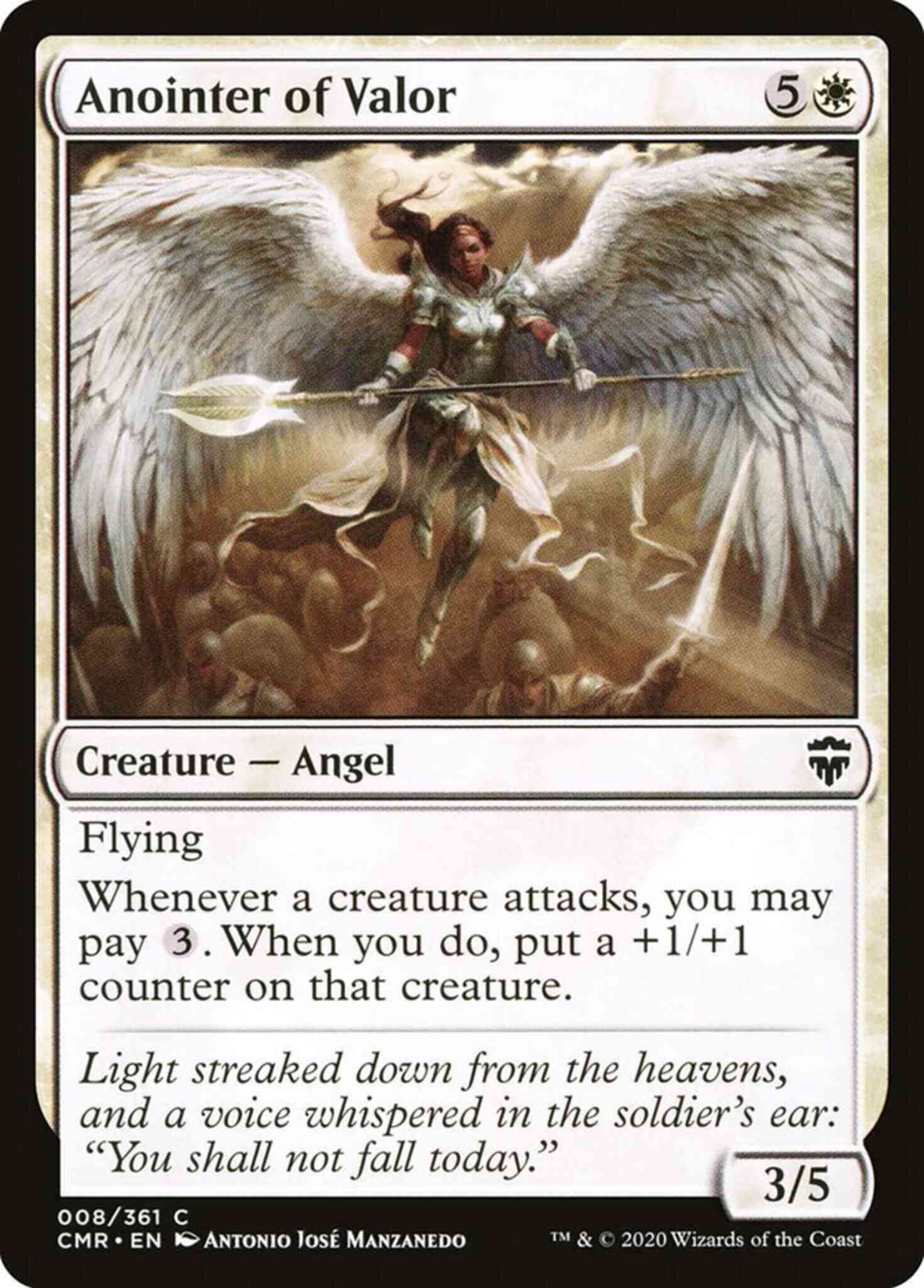 Anointer of Valor [8] [Commander Legends] [Non-Foil]