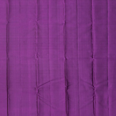 Dark Green Handloom Kanchipuram Silk Saree With Mango Buttas