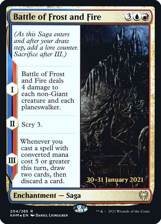 Battle of Frost and Fire [Prerelease] [204s] [Kaldheim Promos] [Foil]