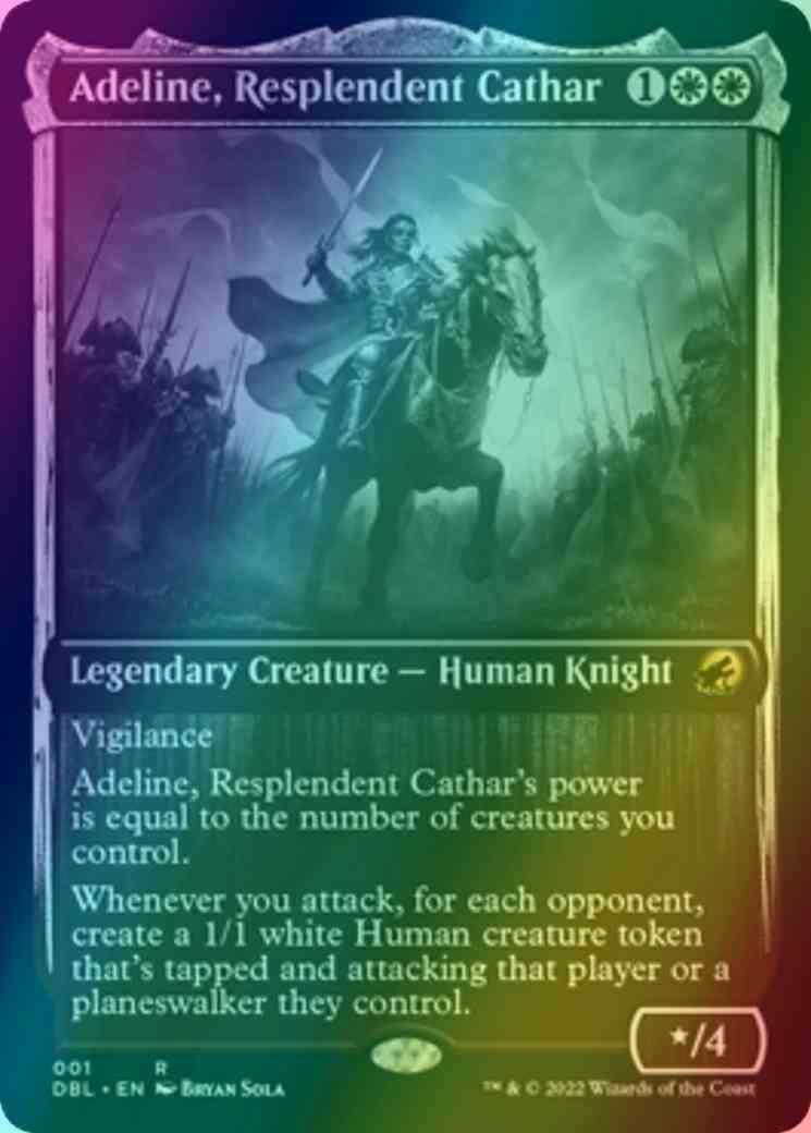 Adeline, Resplendent Cathar [1] [Innistrad: Double Feature] [Foil]
