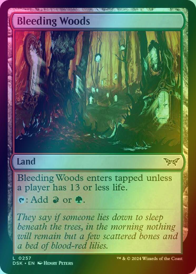 Bleeding Woods [257] [Duskmourn: House of Horror] [Foil]