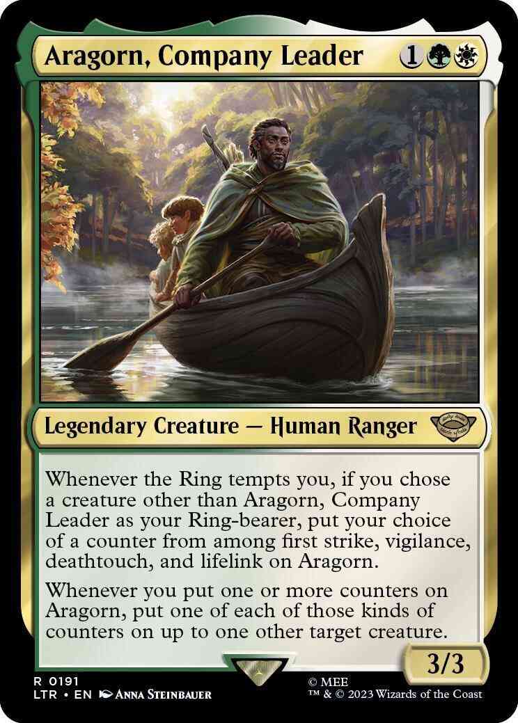 Aragorn, Company Leader [191] [The Lord of the Rings: Tales of Middle-earth] [Non-Foil]