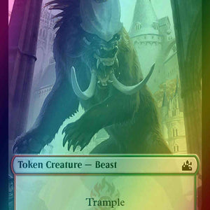 Beast Token (14) // Spirit Token (18) [Ravnica Remastered: Tokens] [Foil]