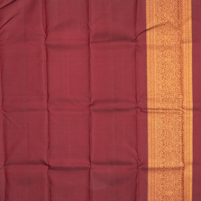 Bottle Green Handloom Kanchipuram Korvai Rising Border Silk Saree With Stripes