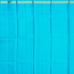 Pink Handloom Kanchipuram Korvai Silk Saree With Turquoise Border