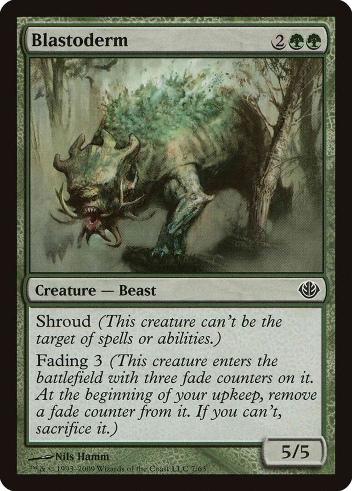 Blastoderm [7] [Duel Decks: Garruk vs. Liliana] [Non-Foil]
