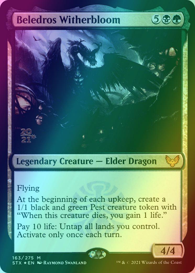 Beledros Witherbloom [Prerelease] [163s] [Strixhaven: School of Mages Promos] [Foil]