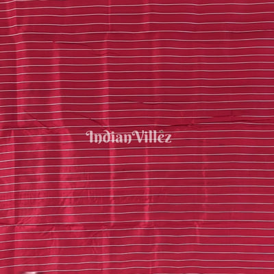 Maroon Marriage Theme Odisha Ikat Contemporary Silk Saree