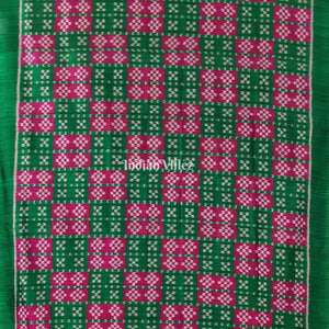 Green Purple Designer Pasapali Contemporary Silk Saree