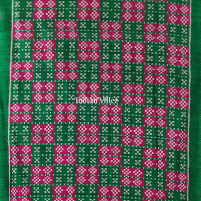 Green Purple Designer Pasapali Contemporary Silk Saree