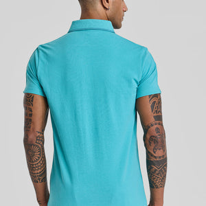 Believe Turquoise Polo T-Shirt