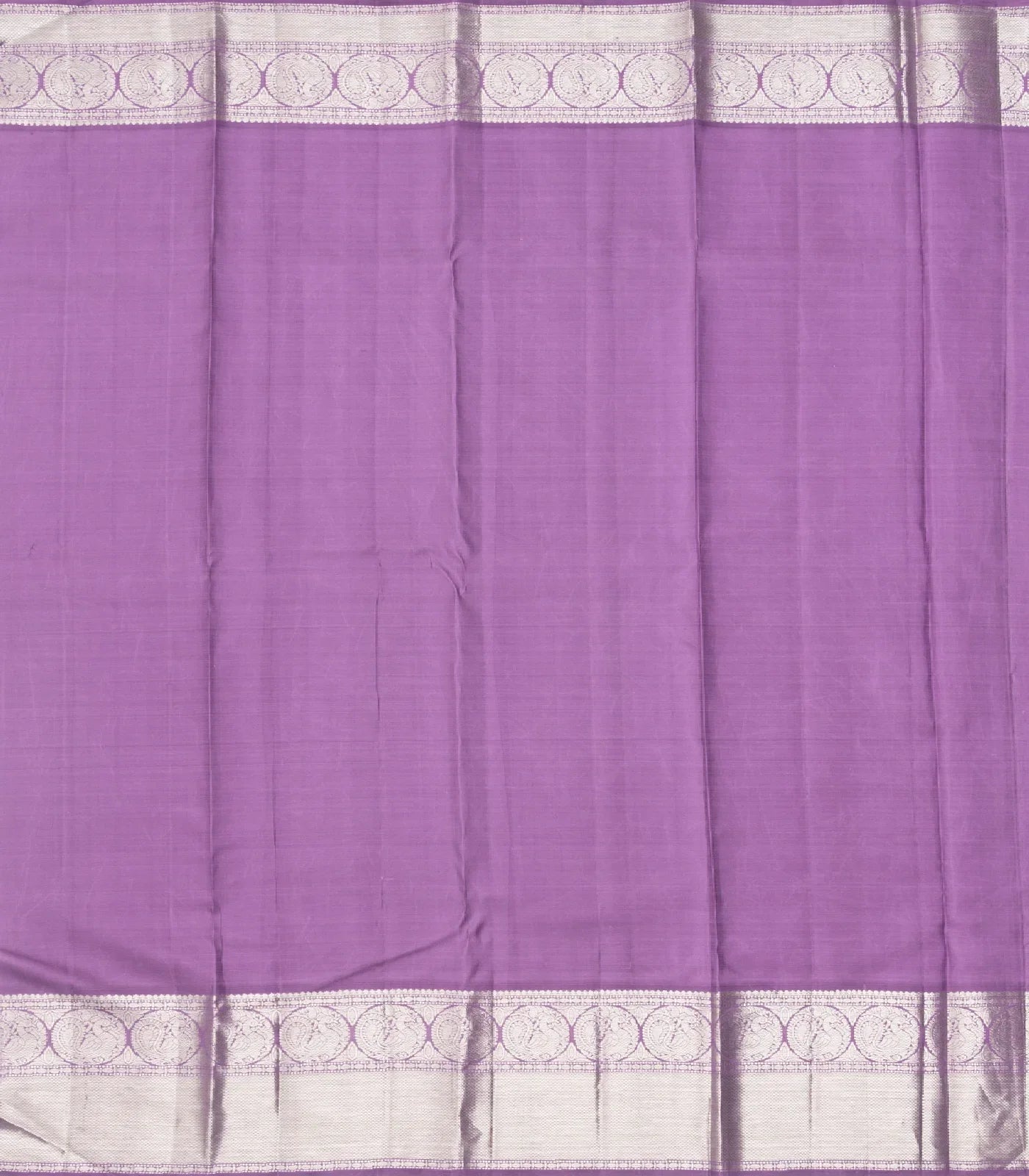 Yellow Handloom Kanchipuram Korvai Silk Saree With Floral Jaal Motifs