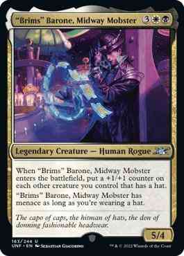 "Brims" Barone, Midway Mobster [163] [Unfinity] [Non-Foil]