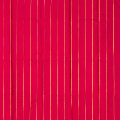 Pink Handloom Kanchipuram Silk Saree With Annam & Kili Buttas