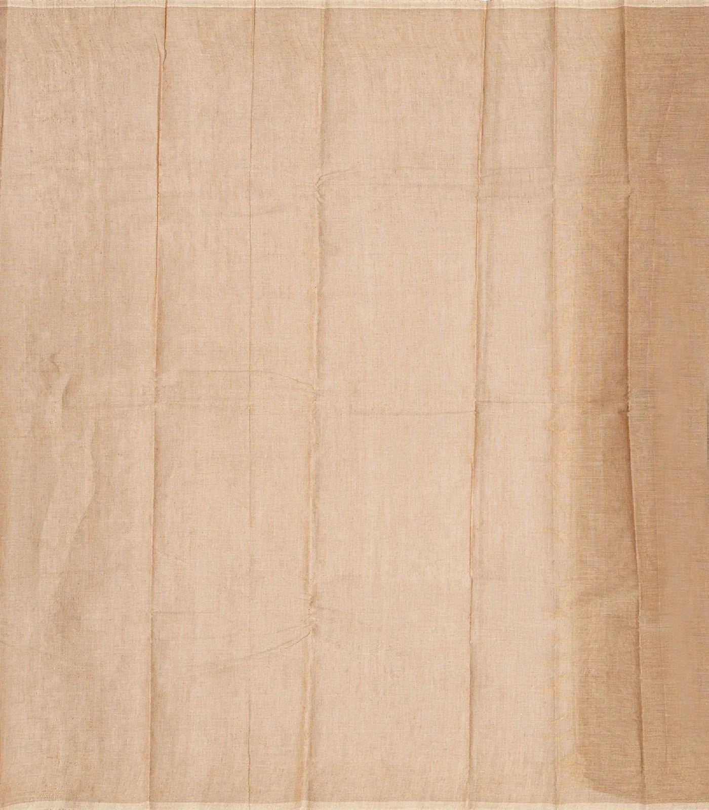 Beige Handloom Rasipuram Cotton Saree With Temple Buttas