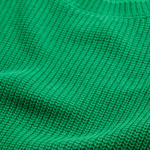 Green Fisherman Knit Sweater