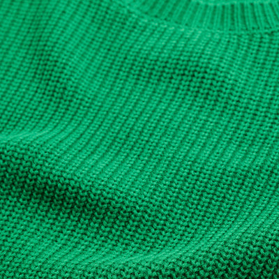 Green Fisherman Knit Sweater
