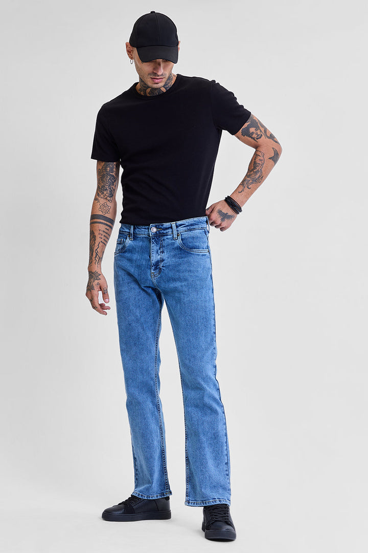 Blue  Bootcut Jeans