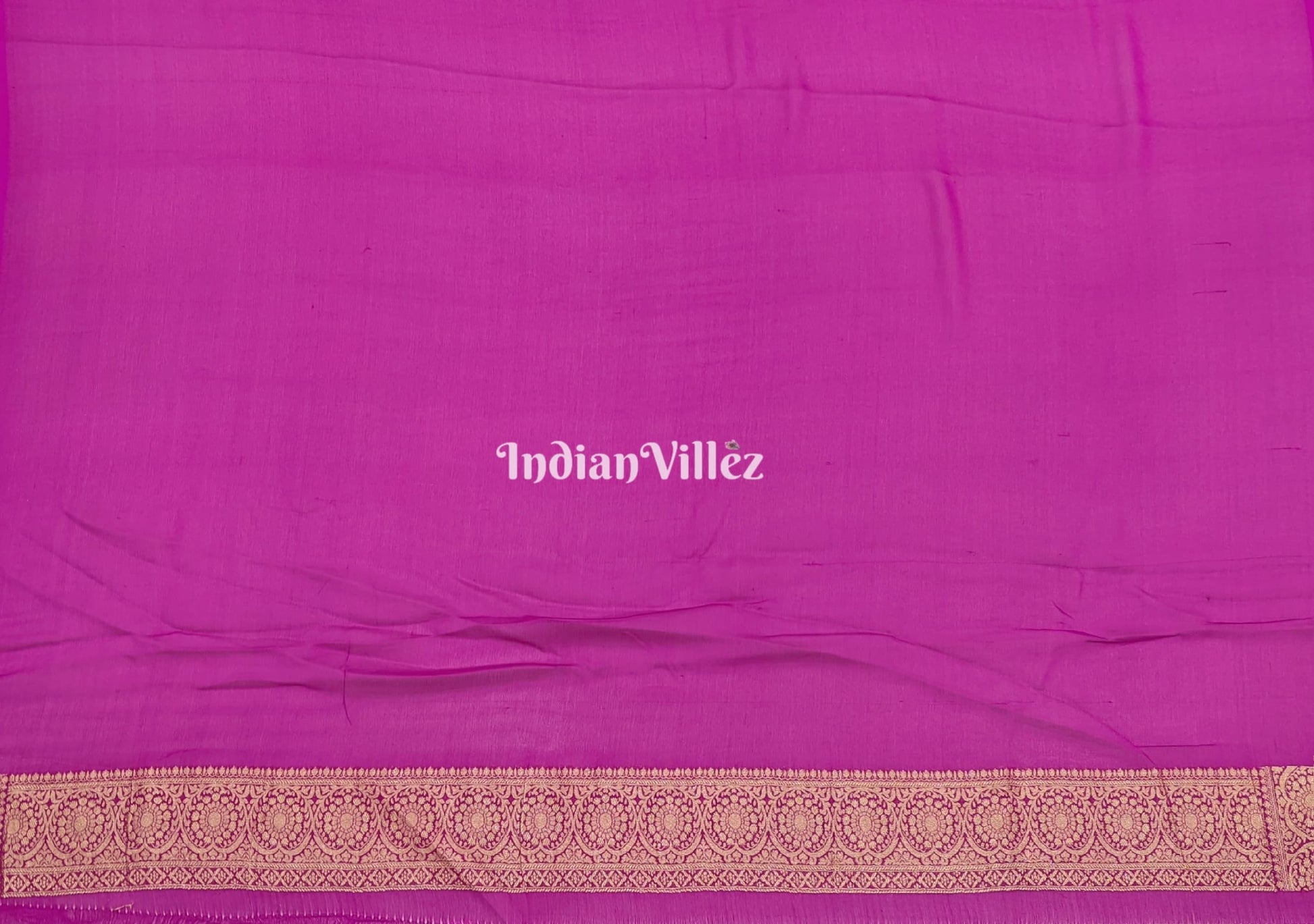 Purple Flower Theme Banarasi  Khaddi Georgette Saree