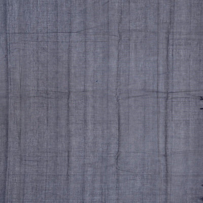 Navy Blue Handloom Kanchi Cotton Saree With Zari Checks