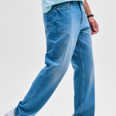 Denim Blue Relaxed Fit Jeans