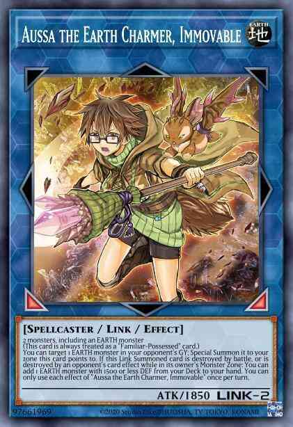 Aussa the Earth Charmer, Immovable - IGAS-EN048 - Starlight Rare - 1st Edition