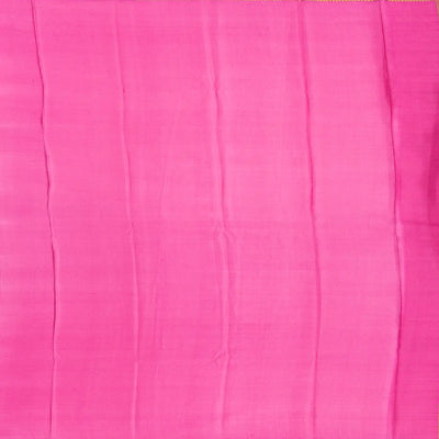 Pink Mysore Crepe Silk Saree With Diagonal Stripes