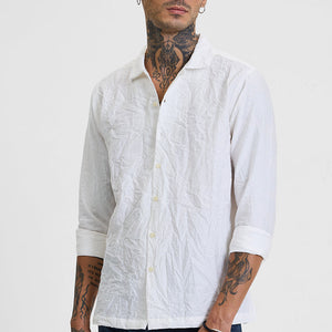 White Crinkle Shirt