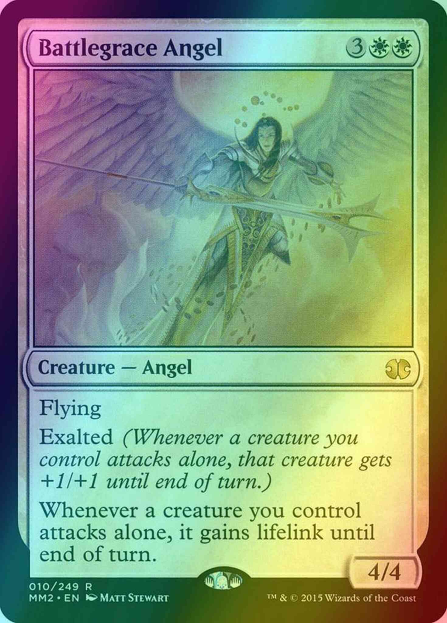 Battlegrace Angel [10] [Modern Masters 2015] [Foil]