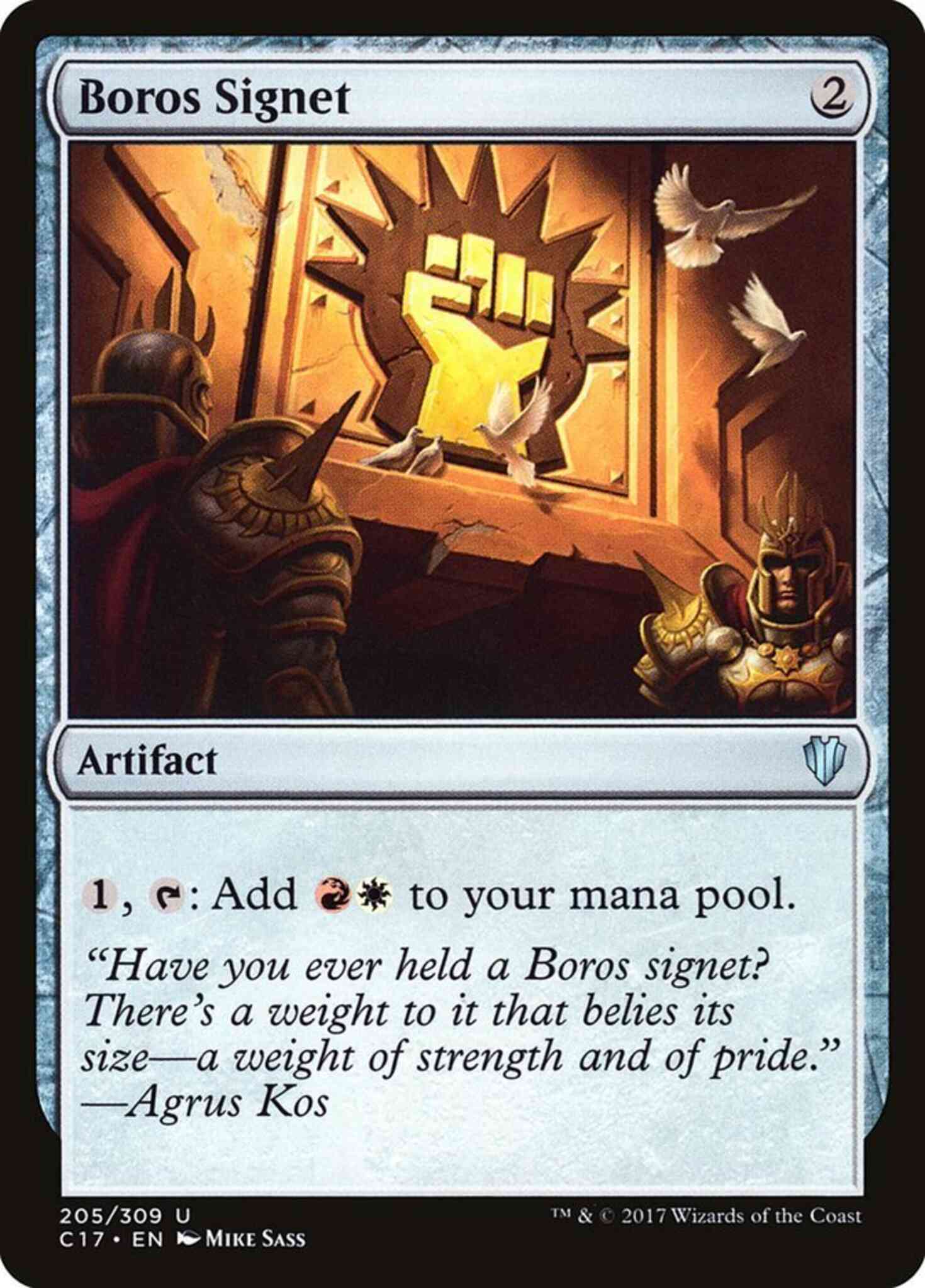 Boros Signet [205] [Commander 2017] [Non-Foil]
