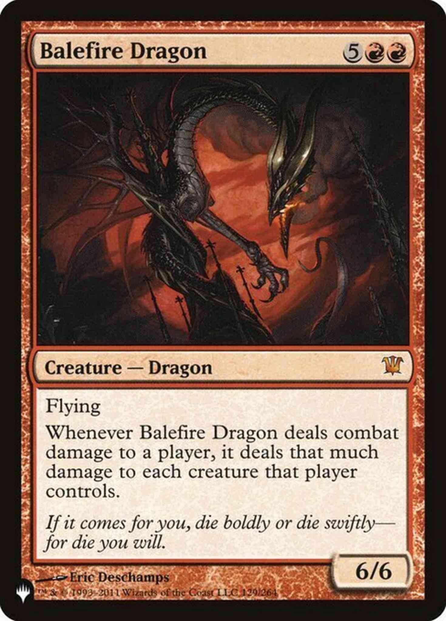 Balefire Dragon [ISD-129] [The List] [Non-Foil]
