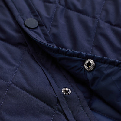 Navy Double Pocket Relaxed Fit Jacket