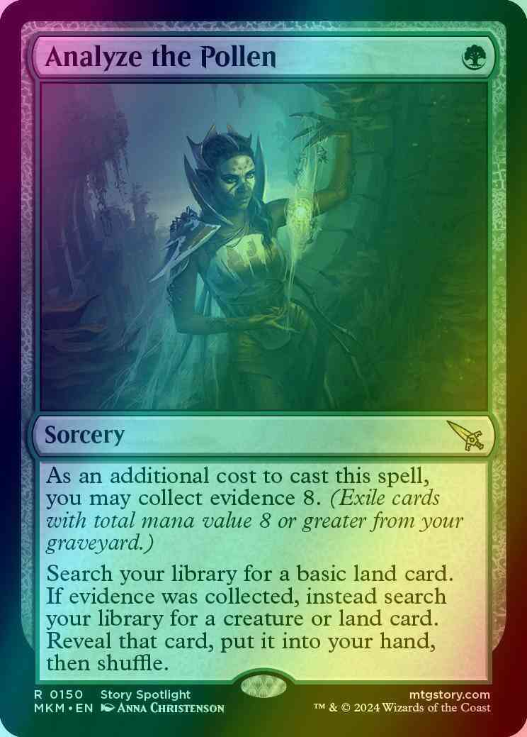 Analyze the Pollen [150] [Murders at Karlov Manor] [Foil]