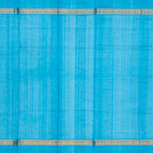 Crimson Handloom Silk Cotton Saree With Stripes