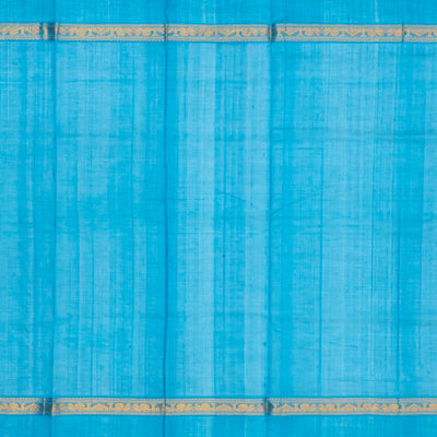 Crimson Handloom Silk Cotton Saree With Stripes