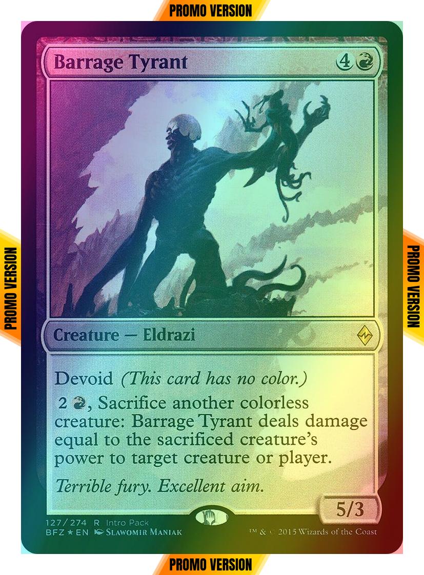 Barrage Tyrant [127] [Intro Pack] [Battle for Zendikar Promos] [Foil]