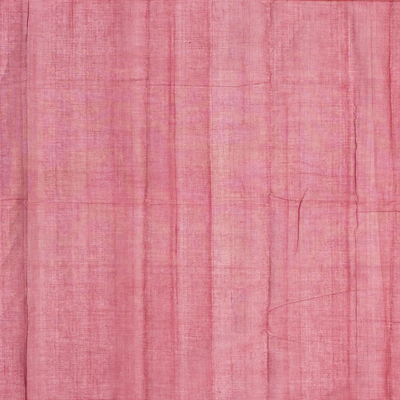 Orange Handloom Village Cotton Saree With Floral Buttas