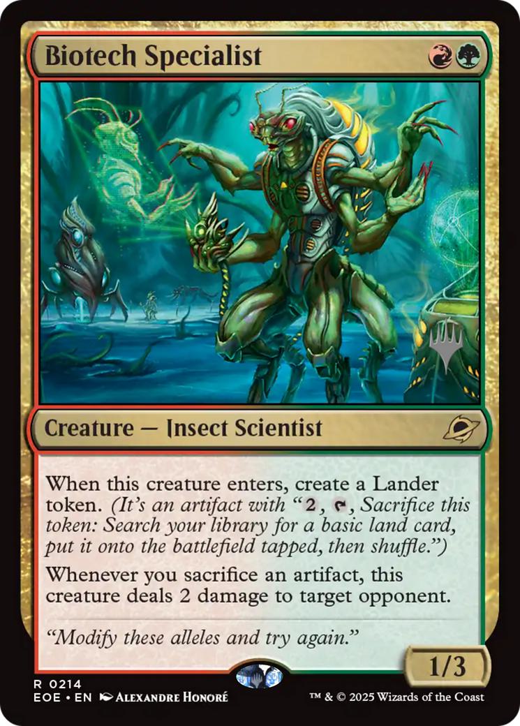 Biotech Specialist [214p] [Promo Pack] [Edge of Eternities: Promos] [Non-Foil]