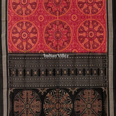 Exclusive Chakra Design Sambalpuri Cotton Saree