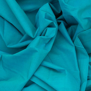 Sky Blue Mangalagiri Cotton Saree With Zari Border