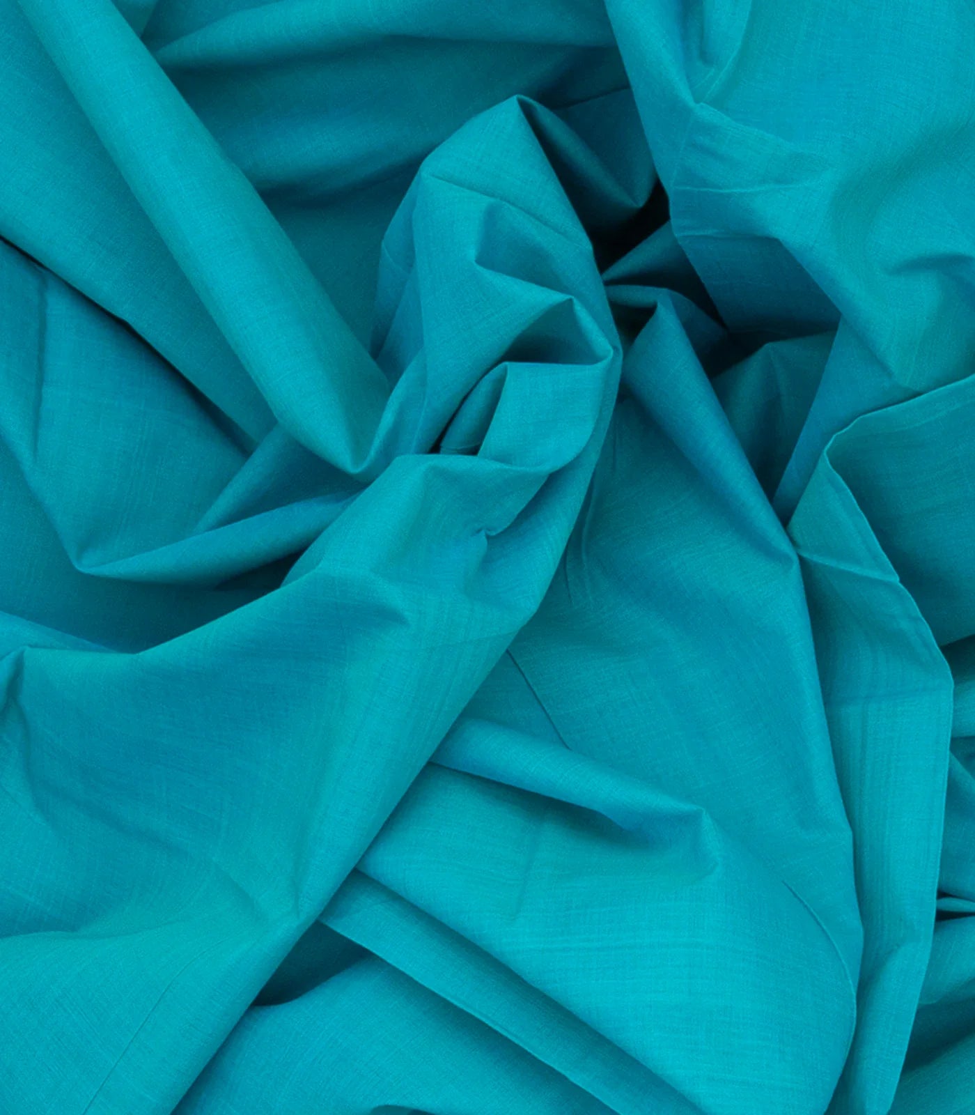 Sky Blue Mangalagiri Cotton Saree With Zari Border
