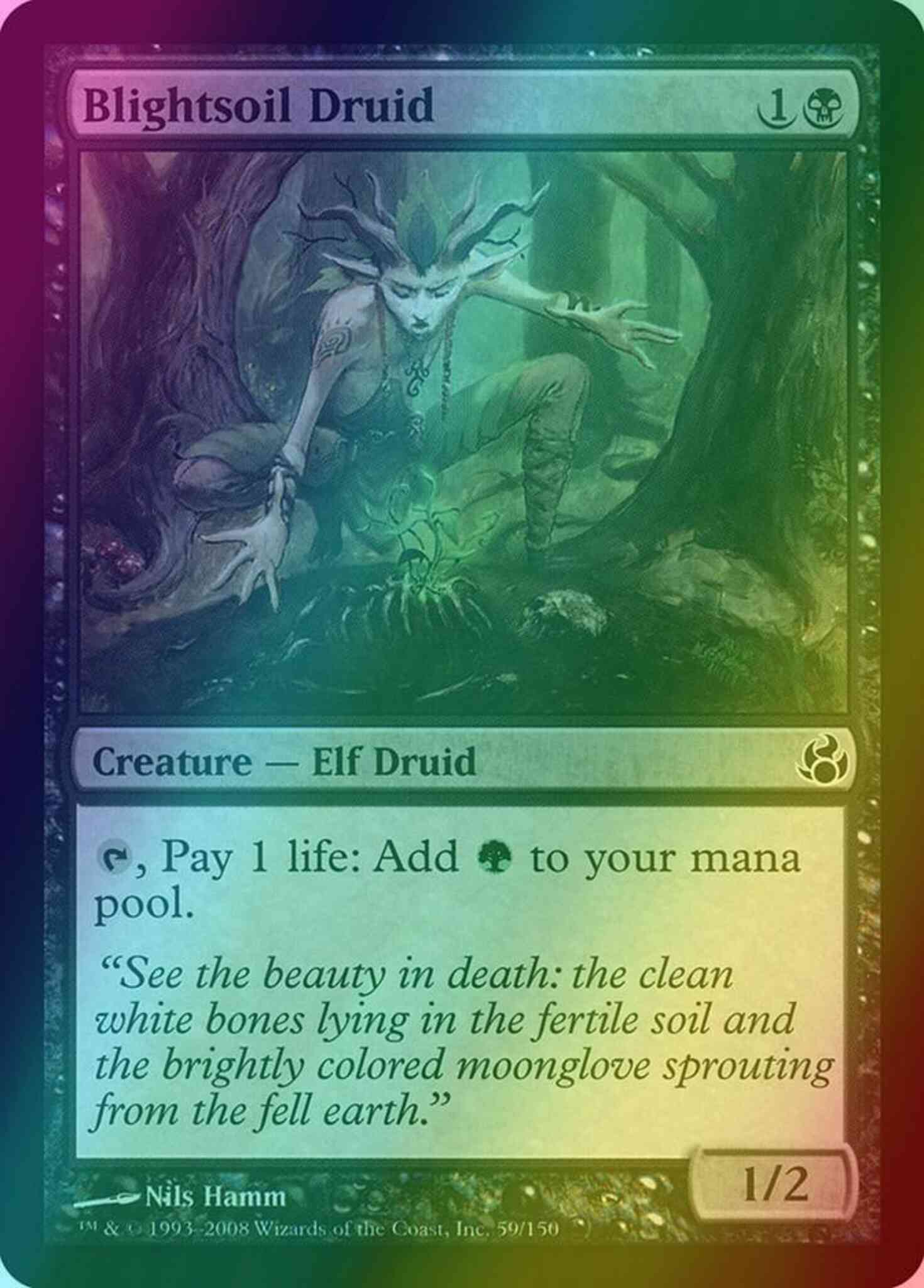 Blightsoil Druid [59] [Morningtide] [Foil]