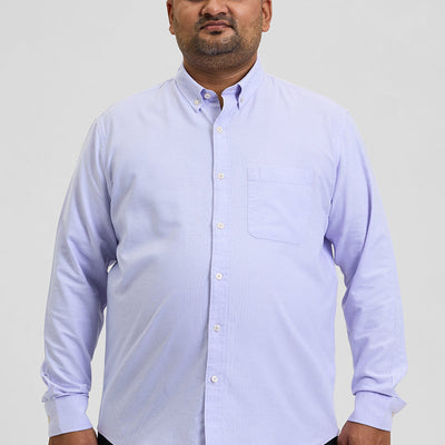 Light Blue Button Down Regular Fit Shirt