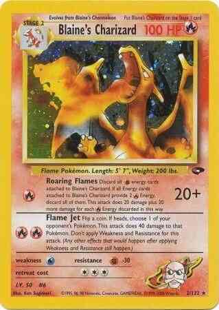 Blaine's Charizard - 2/132 - Rare - Unlimited [gym2U-2] [Holo]
